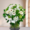 Bouquet funéraire — Envol Immaculé, fleurs de deuil livrées à Lille