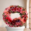 Couronne funéraire — Hommage Pourpre, fleurs de deuil livrées à Lille