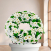 Couronne funéraire — Floraison Immaculée, fleurs de deuil livrées à Lille