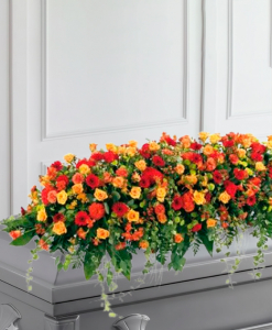 Dessus de Cercueil Majestueux — fleurs de deuil livrees a Lille Dessus de Cercueil Majestueux — fleurs de deuil livrees a Lille