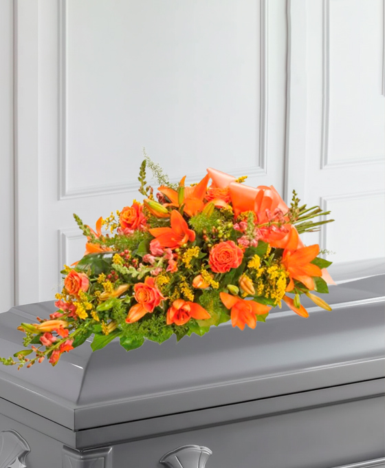 Gerbe funéraire — Attention Solaire, fleurs de deuil livrées à Lille